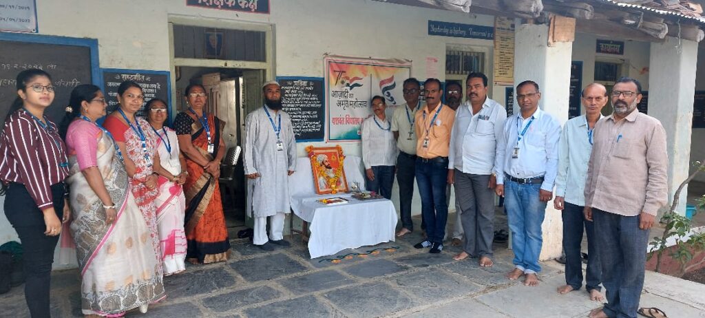 यशवंत विद्यालय तथा कनिष्ठ महाविद्यालय भिडी येथे छत्रपती शिवाजी महाराज जयंती उत्साहात साजरी