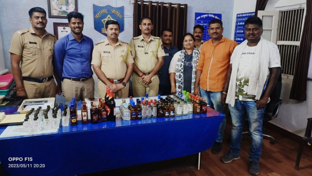 अवैध दारू विक्री करणाऱ्या तीन ठिकाणी नगर तालुका पोलिसांचे छापे
