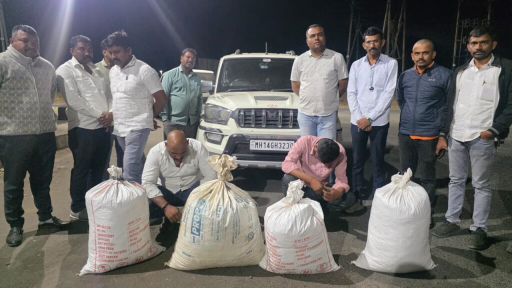 अंमली पदार्थांवर स्थानिक गुन्हे शाखेची मोठी कारवाई..स्कॉर्पिओसह लाखोंचा गांजा जप्त..!