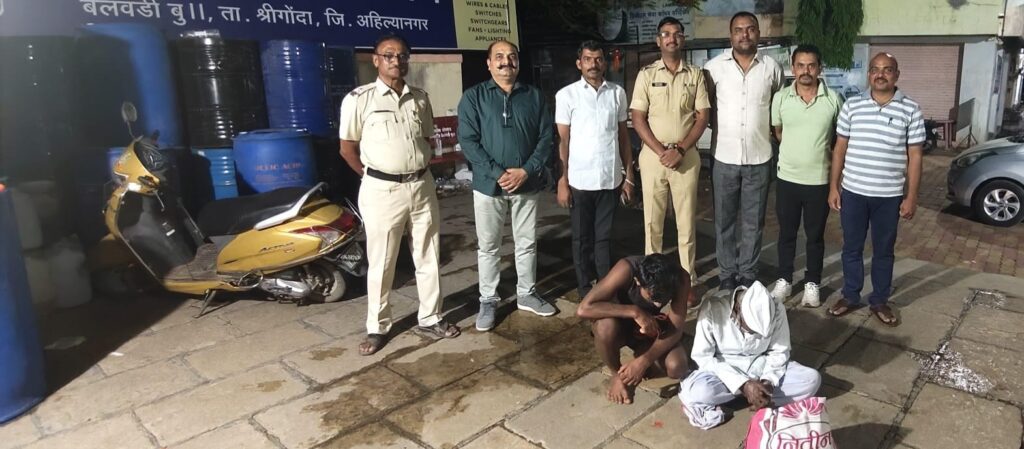अहिल्यानगर स्थानिक गुन्हे शाखेची धडक कारवाई..हायप्रोफाईल गांजा तस्करांचा पर्दाफाश..! ७९ वर्षांचा म्हातारा निघाला विक्रेता