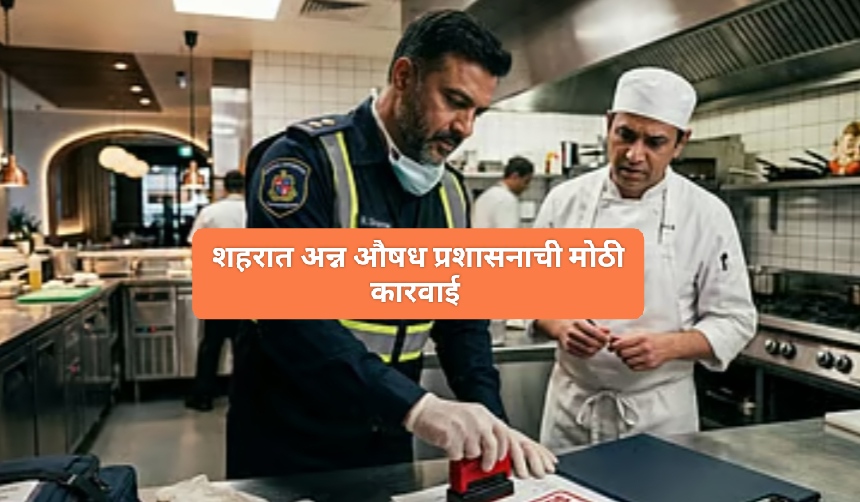 शहरातील ‘या’ प्रसिद्ध हॉटेल्सचे परवाने निलंबित; अस्वच्छतेवर अन्न व औषध प्रशासनाची मोठी कारवाई